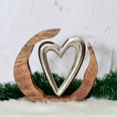 Ivy heart table décor large