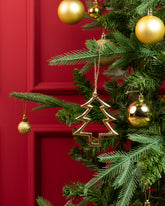 Blitzen Tree Ornament Gold