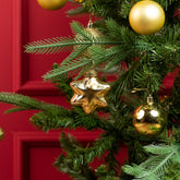Tinsel Star Ornamant Gold