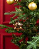 Tinsel Star Ornamant Bronze