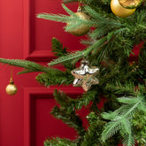 Tinsel Star Ornamant Silver