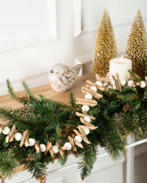 TINSEL BEADS AND TWIG GARLAND