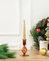 Carina Candleholder Amber 10% Off