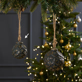 Cedar Ribbed Ornament Black S