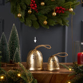 Blitzen Rustic Glass Bell L