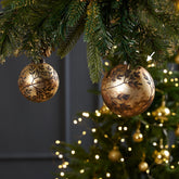 Radiance Rustic Etched Ornament L