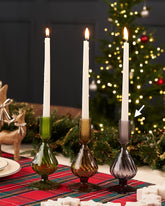 Vera Fluted Candleholder Smoke 40% Off