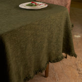 Nyla Fringed Table Cloth