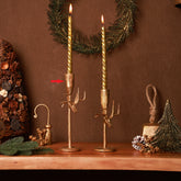 Aster Reindeer Candleholder Gold L