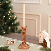 Mira Tall Candleholder Peach