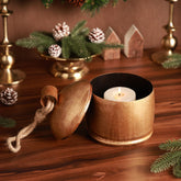 Blitzen Rustic Lid Bell Jar L