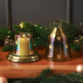 Tinsel bell candleholder