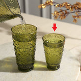 Nora drinking glass green S