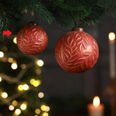 Terra ball ornament red S