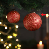 Terra ball ornament red L