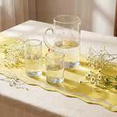 Flora drinking glass clear S