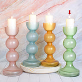 Hazel candleholder green