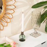 Kefi round candleholder green 10% Off