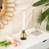 Kefi round candleholder olive 10% Off