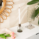 Kefi round candleholder clear 10% Off