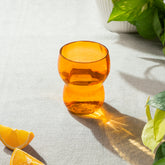 Evara drinking glass coral S