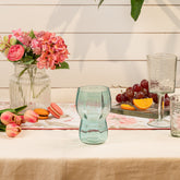 Evara drinking glass aqua L