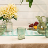 Nina drinking glass green S