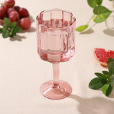 Daisy Wine Glass Pink L