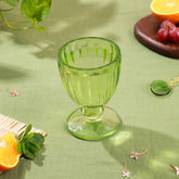 Poppy Wine Glass Green