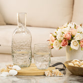 Aria Carafe and glass set Clear