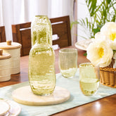 Aria Carafe and glass set Green