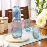 Aria Carafe and glass set Aqua