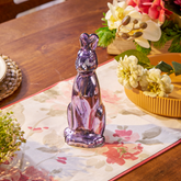 Easter Glass Bunny Lavender