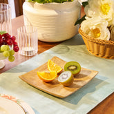 Dahlia Wooden Square Tray S