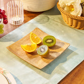 Dahlia Wooden Square Tray L