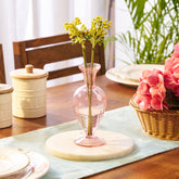 Isabella Heart Vase Peach