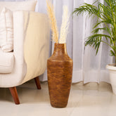 Riveria Tall Vase Brown