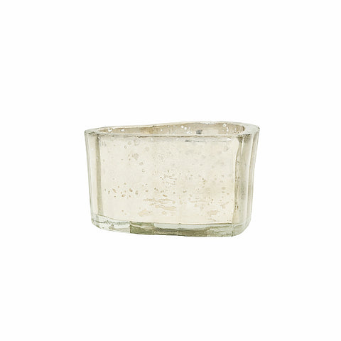 Dazzle heart candleholder silver