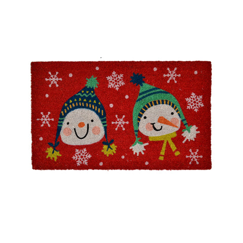 Snowmen doormat