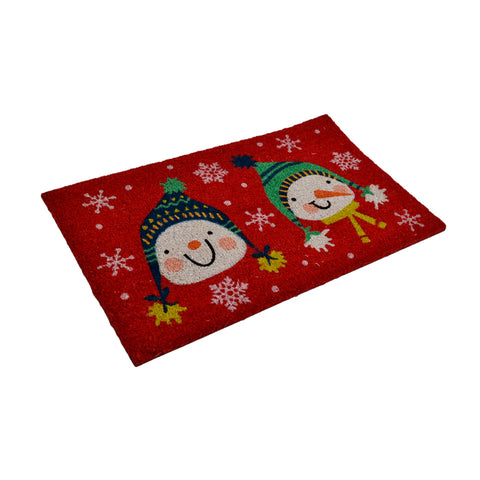 Snowmen doormat