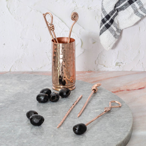 Russet olive picks