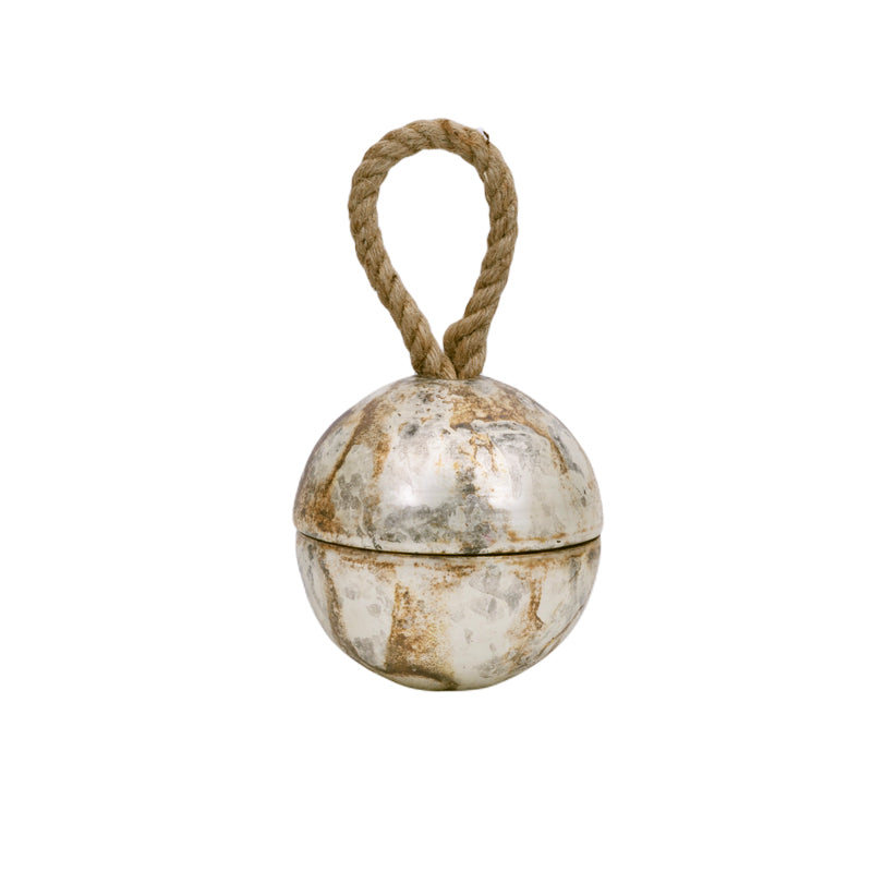 Russet lid candleholder A
