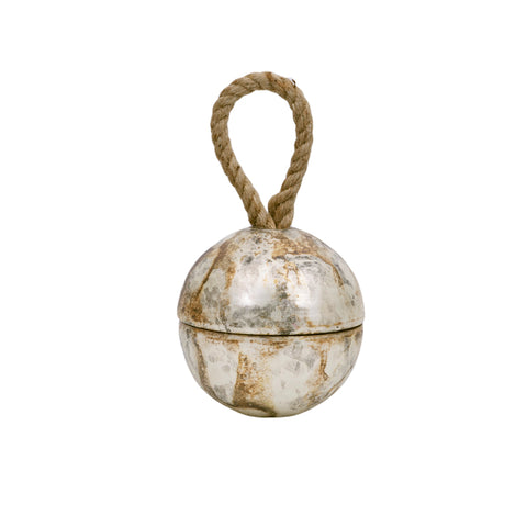 Russet lid candleholder A