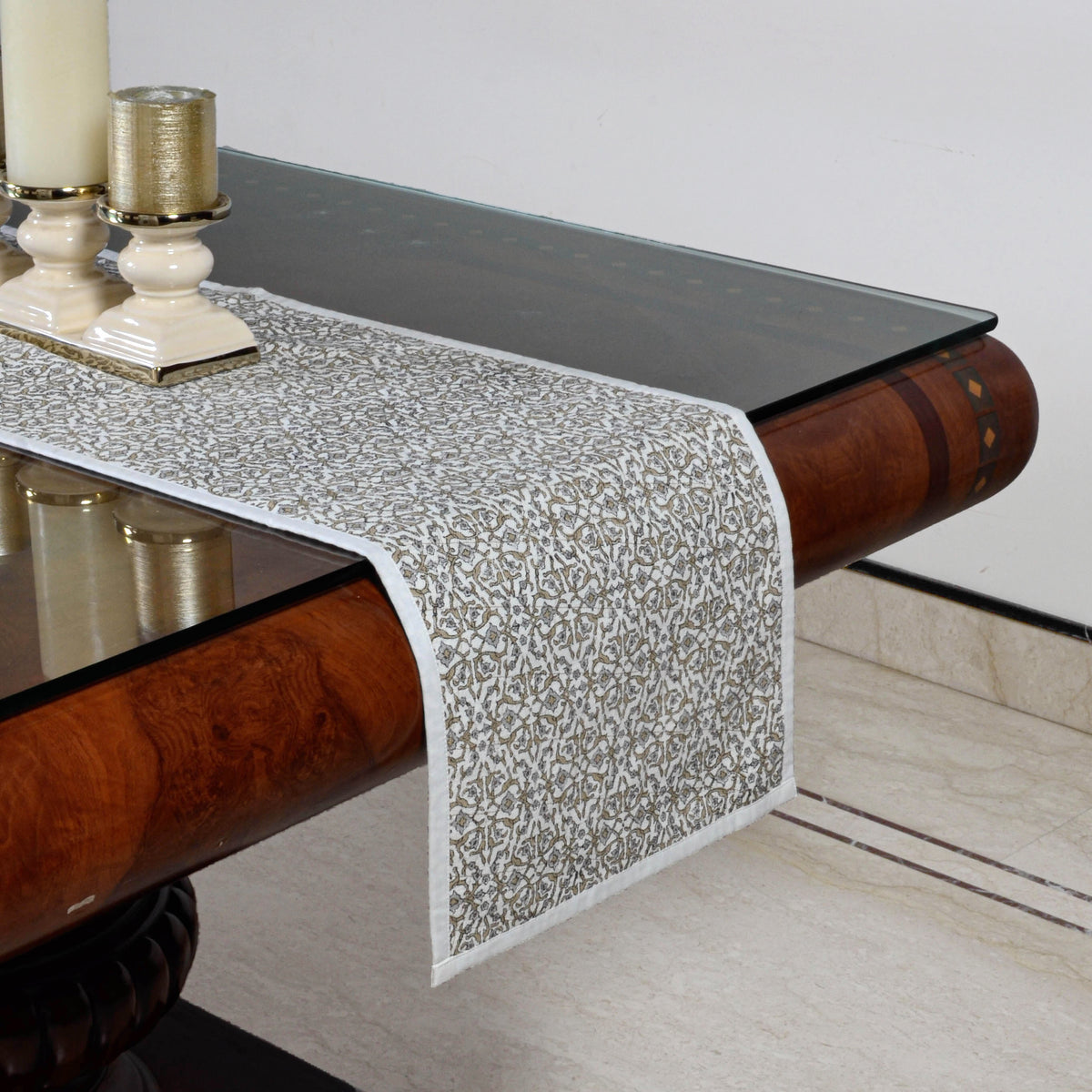 Aita block print table runner