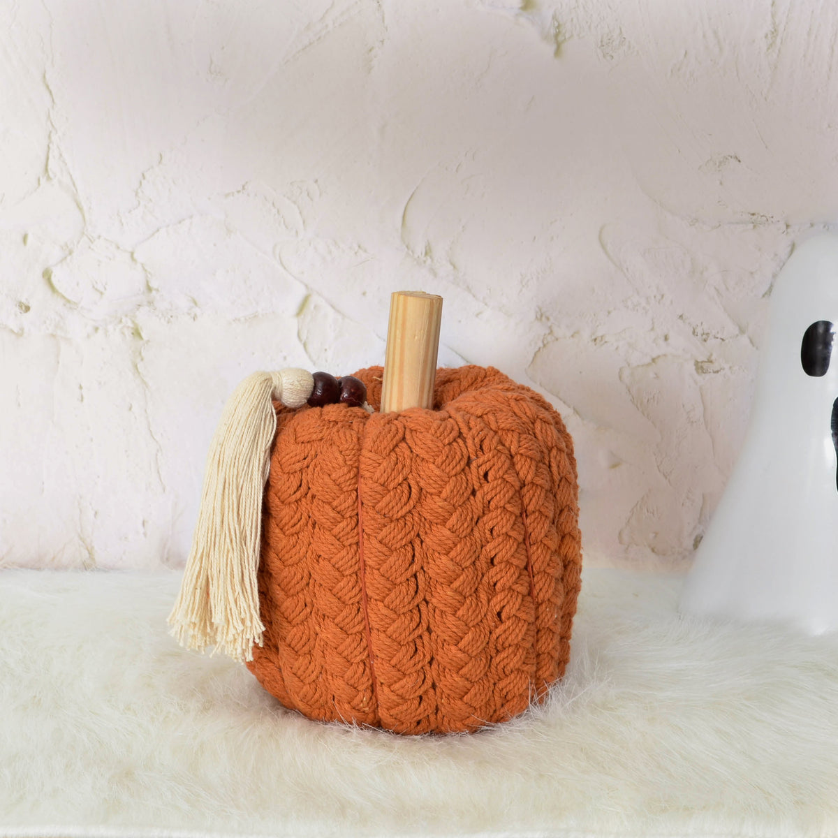 Holly braided pumpkin orange
