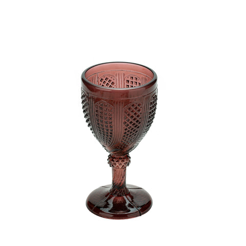 Norma Wine Glass Burgandy
