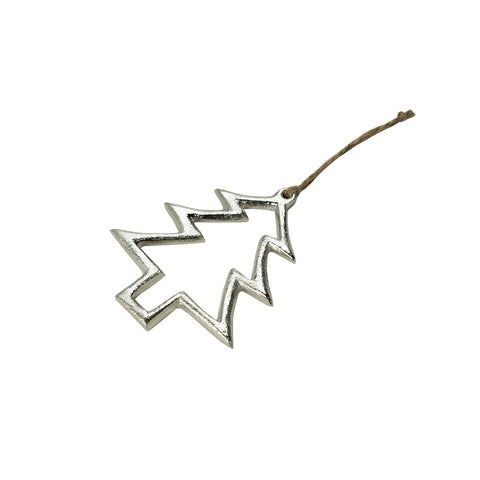 Blitzen Tree Ornament Silver