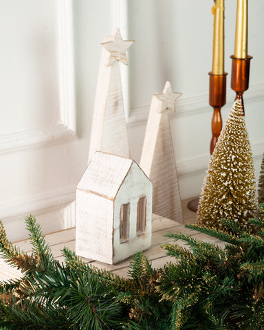 Orion Wooden House White S