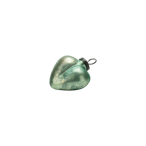 Cupid Heart Ornament Blue