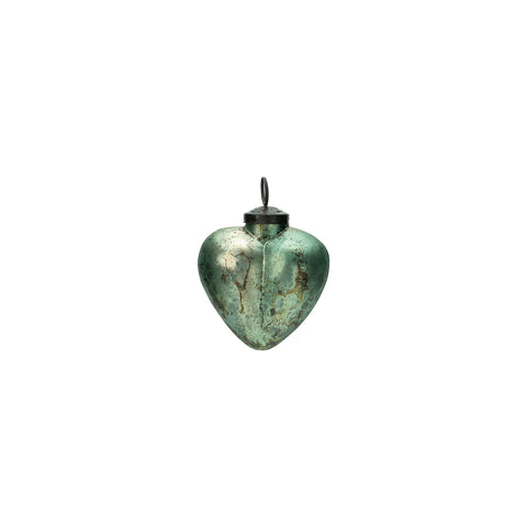 Cupid Heart Ornament Blue